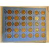 Image 2 : Blue Whitman folder - contains 87 lincoln head 1¢ coin, 1941 to 1977 inclusive