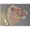 Image 2 : Ten uncirculated consecutive 1986 $2.00 Two dollar bills EGN 2577090-7099