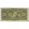 Image 2 : 1937 King George $20.00 bill