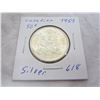 Image 1 : Canadian Silver 1959 Fifty Cent Piece