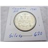 Image 1 : Canadian Silver 1961 Fifty Cent Piece