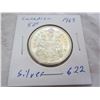 Image 1 : Canadian Silver 1963 Fifty Cent Piece