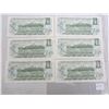 Image 2 : 6 1973 One Dollar Bills 3 Pairs in Sequence