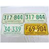Image 1 : Pair of 1974 Saskatchewan and a 1967, 1968 License Plates