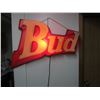 Image 1 : Bud Sign Large Bottle Working From Barry Hotel