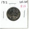 Image 1 : 1912 Silver 25 Cents. VF-20.