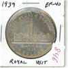Image 1 : 1939 Royal Visit Silver Dollar. EF-40.
