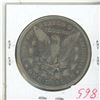 Image 1 : US 1884S Morgan Silver Dollar. San Francisco Mint. Key Date. VG-8.