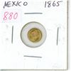 Image 1 : Mexico. 1865 Emperor Maximillian gold medal. BU.
