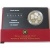 Image 3 : 2005 Canadian Silver Dollar. Commemorates the 40th Anniversary of the Canadian Flag. 99.99% pure Sil