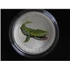 Image 2 : 2014 Tiktaalik Coloured 25 Cents. This prehistoric animal bridged the gap between land & sea and was