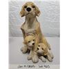 Image 1 : Mom & 2 pups golden lab yard/garden decoration (not wood)