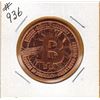 Image 1 : 1 OUNCE COPPER  .999 FINE - BITCOIN -DIGITAL CURRENCY