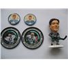 Image 2 : HOCKEY ITEMS - Paul Kariya katch coin,  Kariya  Figure,  and two Shiriff Coins