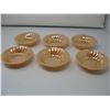 Image 2 : SET OF FRUIT NAPPIES - PEACH LUSTER - 5 Inches