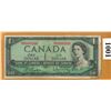 Image 1 : 1954 CANADIAN $1.00 BANKNOTE - VERY LOW SERIAL NUMBER -  N/Y 0000500