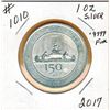 Image 1 : 2017 1 OUNCE SILVER - .9999 FINE SILVER - CANADIAN - CANADA 150 YEARS SPECIAL ISSUE