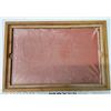 Image 4 : 3 hand made Wooden Display Cases - Velvet Lined 23x12/17x13/16x10.5"