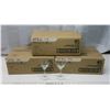 Image 1 : 3 Cases (12 in each) professional cocktail glasses NOS