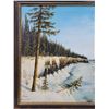 Image 2 : Large  Oil Painting NWT Artist, M. Leonard, Professionally Framed 31 x 23 "