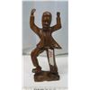 Image 1 : Vintage Folk Art - Carved Wooden Dancing Man 15" H - Varnished