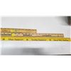 Image 2 : 2 Wooden Advertising Yard Sticks and 18" ACME Wooden Ruler