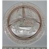 Image 4 : Margery Daw Indiana Pink Pressed Glass Tiara Child's Plate 1970 "Where are you going?