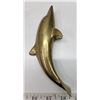 Image 2 : Vintage Solid Brass Dolphin India - 7" Long