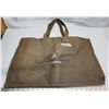 Image 1 : Stylish Burlap Slub Bag - Beach/All Purpose, Lined 21" W x 23" H (with Handles)