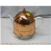 Image 1 : T-Pot with Copper Insulated Cozy "China Garden" 1970's remove for washing 9" H