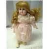 Image 1 : Porcelin Doll blonde hair pink  dress