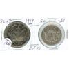 Image 1 : 1949 silver $1.00 & 50¢ coins