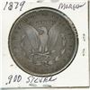 Image 2 : 1879 U.S. .900 silver Morgan $1.00 coin dollar