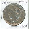 Image 2 : 1923 US .900 silver Peace dollar $1.00 AU-55