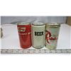 Image 1 : 3 Vintage Beer Cans - Sealed