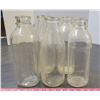 Image 1 : Lot of Large Milk Bottles (5)