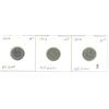 Image 1 : 1910, 1913, 1914 10¢ Silver Coins