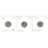 Image 1 : 1919, 1920, 1921  10¢ Silver Coins