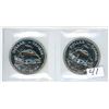 Image 1 : (2) $1 1979 Silver Coins (Griffon)