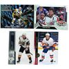 Image 1 : Lot of 4 hockey cards - Matt Martin NY Islanders, Reilly Smith Golden Knights, Net Deposits Sidney C
