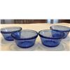 Image 1 : 4 Vintage Anchor Hocking 6 oz. dessert bowls