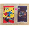 Image 1 : Unused  1  10x $.45 Superheroes stamps and  1  12x $.45 Technology stamps