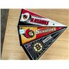 Image 1 : 3 NHL Hockey team pennants