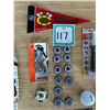 Image 2 : Chicago Blackhawks bundle including key chains, bottle bag, Pez dispenser, cards. Stanley Cup bottle