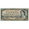 Image 1 : 1954 Canada $100.00 One Hundred Dollar bill A/J prefix, Beattie/Coyne signatures