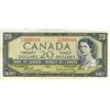 Image 1 : 1954 Canadian $20.00 Twenty Dollar bill