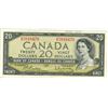 Image 1 : 1954 Canadian $20.00 Twenty Dollar bill