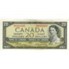 Image 1 : 1954 Canadian $20.00 Twenty Dollar bill