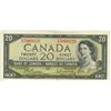 Image 1 : 1954 Canadian $20.00 Twenty Dollar bill