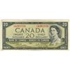 Image 1 : 1954 Canadian $20.00 Twenty Dollar bill